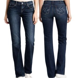 Silver Jeans Lydia Slim Straight Jeans Size 30x33 Mid Rise